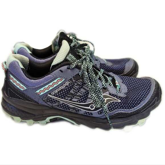 Saucony Excursion TR T12 S10451-3 RUNANYWHERE grey/aqua 8.5 (women) - Picture 3 of 8